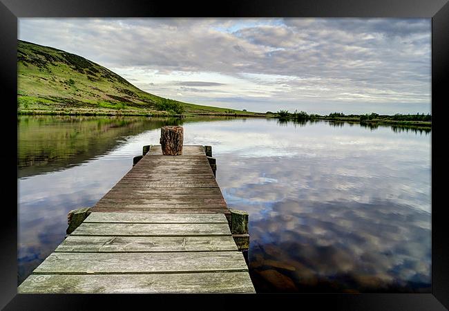 Cloud Reflections Framed Print by Sam Smith