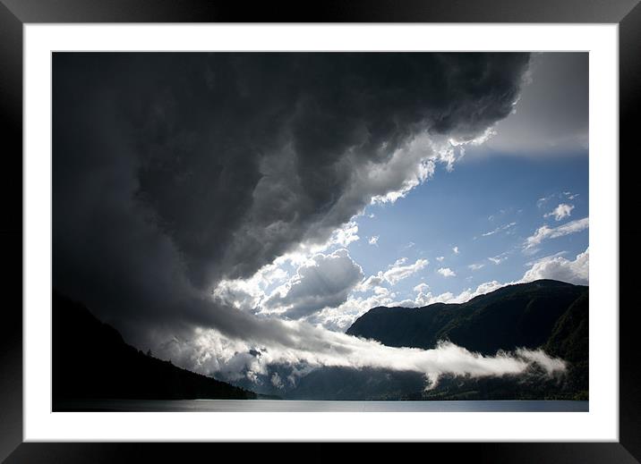 There's a storm brewing! Framed Mounted Print by Ian Middleton