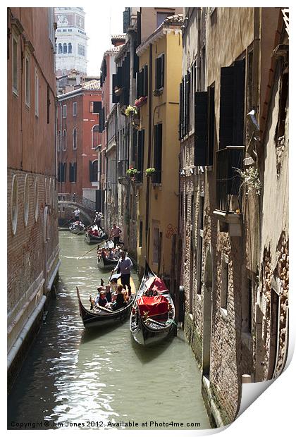 The Enchanting Chaos of Venices Canals Print by Jim Jones