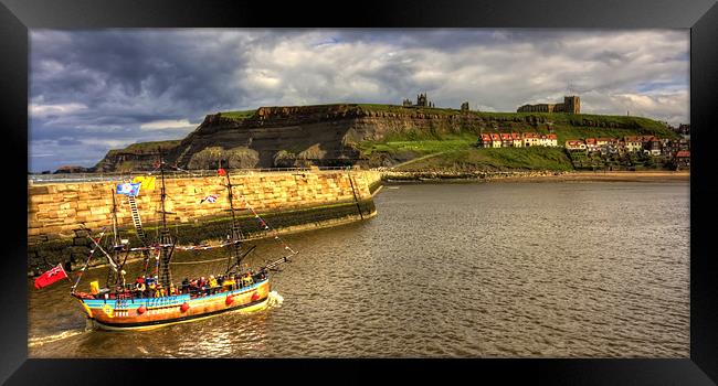 The Bark Endeavour Framed Print by Tom Gomez