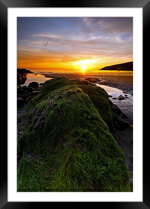 Church Bay Framed Mounted Print by R K Photography