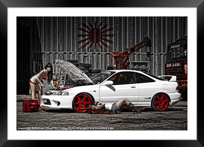 Type R Framed Mounted Print by William AttardMcCarthy