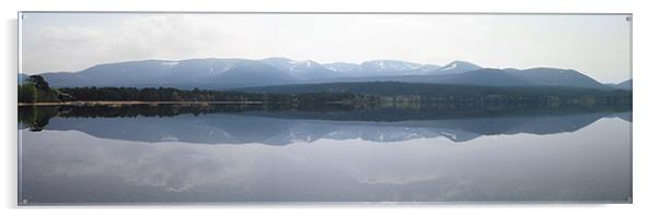 Loch Morlich Acrylic by Darren Burroughs