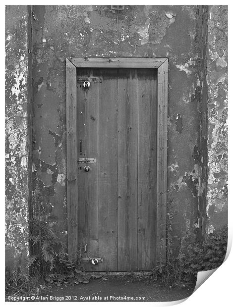 Doorway to the Past Print by Allan Briggs