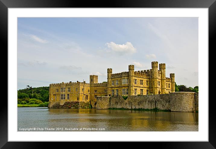 Leeds Castle 4 Framed Mounted Print by Chris Thaxter