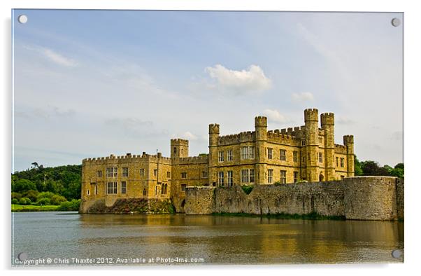 Leeds Castle 4 Acrylic by Chris Thaxter