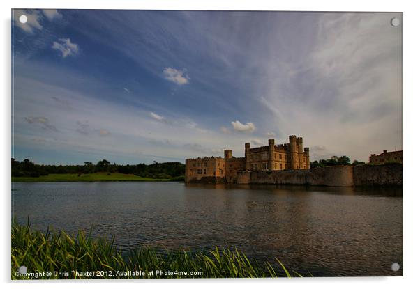 Leeds Castle 5 Acrylic by Chris Thaxter