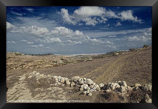 Countryside Framed Print by William AttardMcCarthy