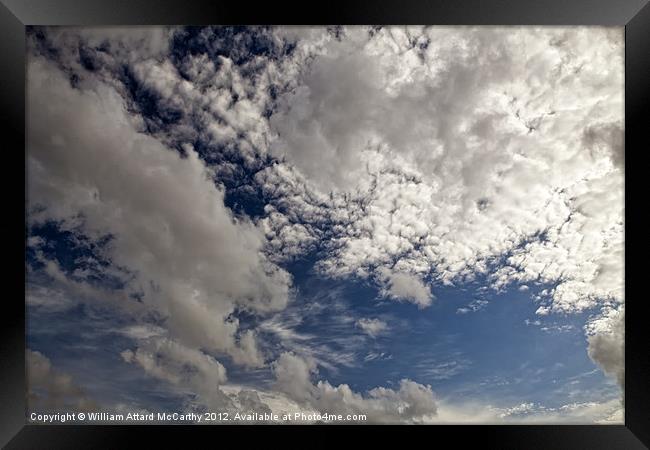 Cloudscape Framed Print by William AttardMcCarthy