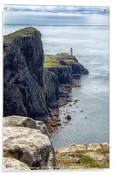 Neist Point Lighthouse Acrylic by Paul Messenger