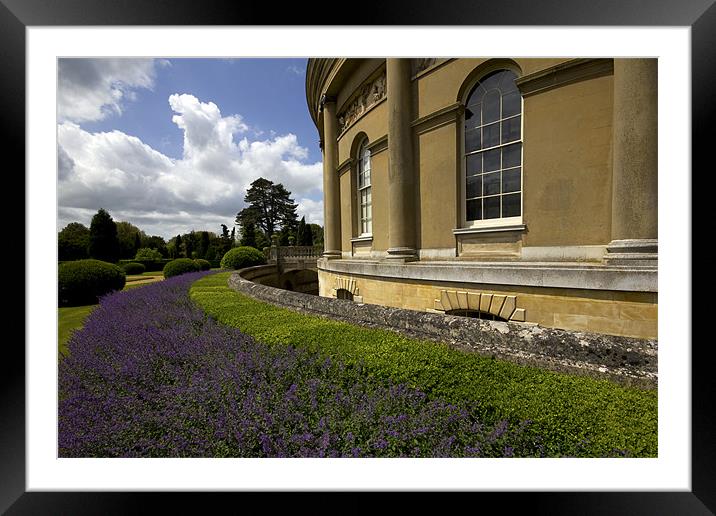 The Garden. Ickworth House. Framed Mounted Print by Darren Burroughs