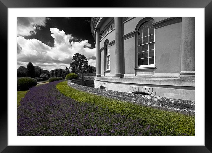 The Garden Ickworth House Framed Mounted Print by Darren Burroughs