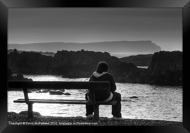 Deep in Thought Framed Print by David McFarland