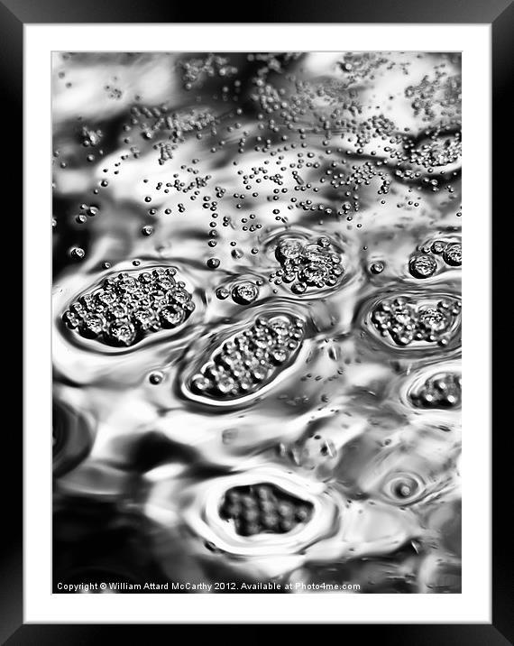 Bubbled Framed Mounted Print by William AttardMcCarthy