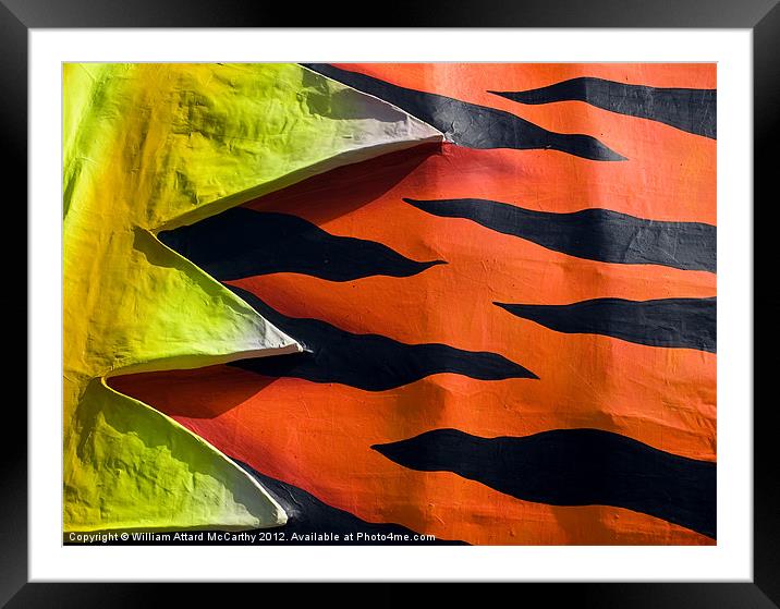 Tiger Stripes Framed Mounted Print by William AttardMcCarthy
