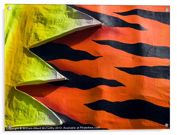Tiger Stripes Acrylic by William AttardMcCarthy