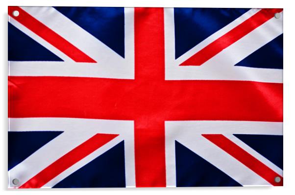 Union Flag Acrylic by Steve Purnell