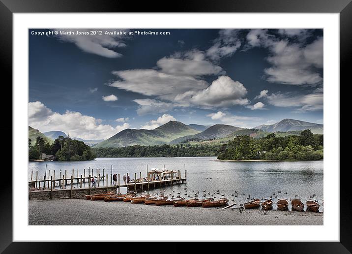 Keswick Landing Stages Framed Mounted Print by K7 Photography