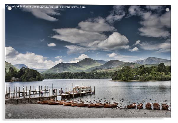 Keswick Landing Stages Acrylic by K7 Photography