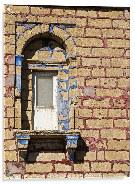 Dwejra Balcony Acrylic by William AttardMcCarthy