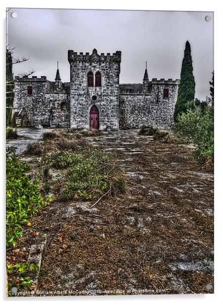 Castel Qannotta Acrylic by William AttardMcCarthy