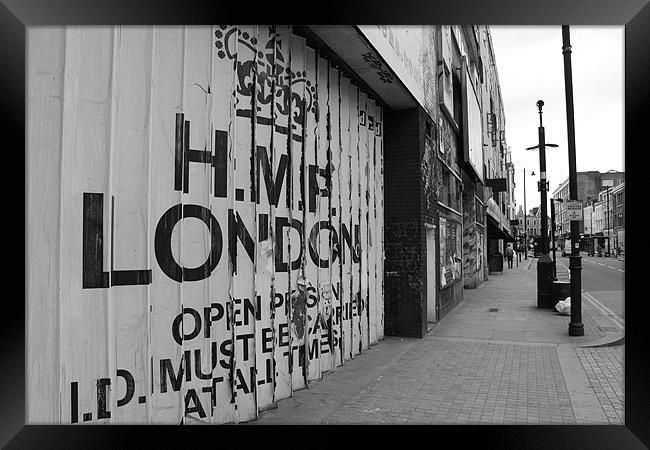 HMP London Framed Print by Adrian Wilkins