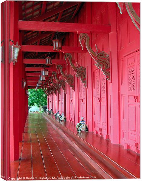 Majestic Langkawi Summer Palace A Lost Piece of Fa Canvas Print by Graham Taylor