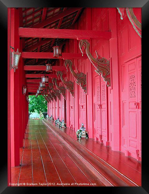 Majestic Langkawi Summer Palace A Lost Piece of Fa Framed Print by Graham Taylor