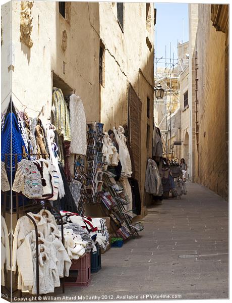 Citadel Street Canvas Print by William AttardMcCarthy