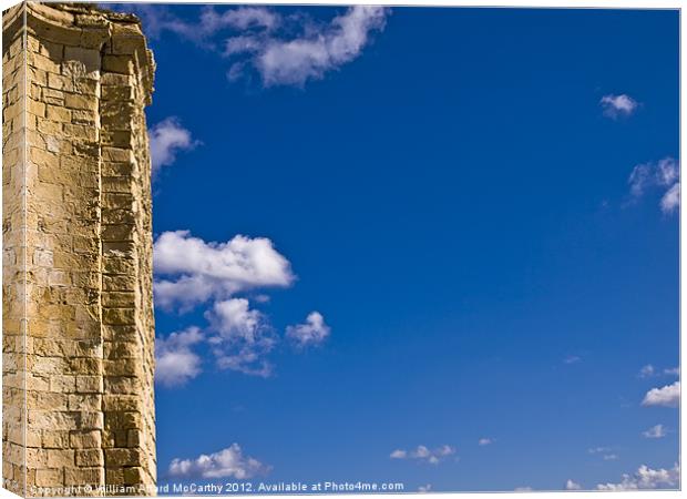 Ruins and Sky Canvas Print by William AttardMcCarthy