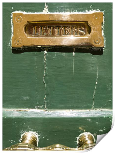 Letterbox Print by William AttardMcCarthy