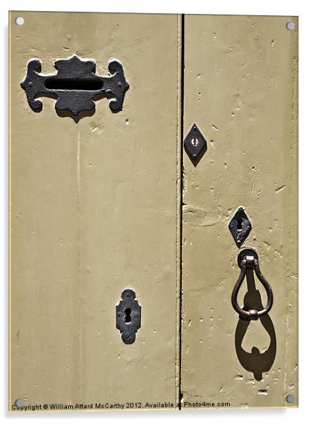 Mdina Door Knocker Acrylic by William AttardMcCarthy