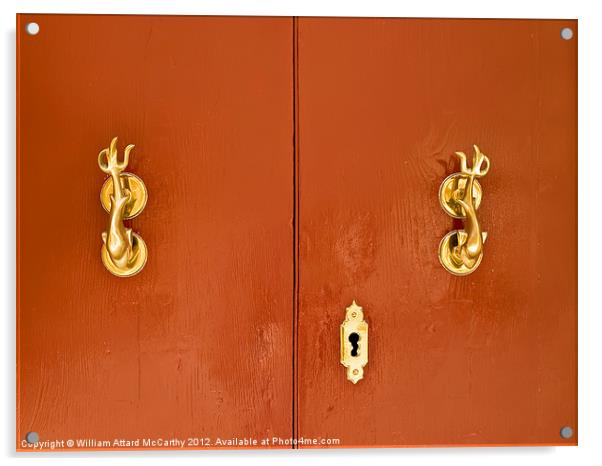 Mdina Door Acrylic by William AttardMcCarthy