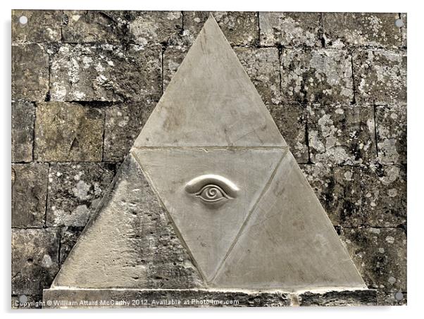 Eye of Providence Acrylic by William AttardMcCarthy