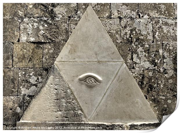 Eye of Providence Print by William AttardMcCarthy