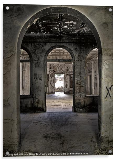The Hallway Acrylic by William AttardMcCarthy
