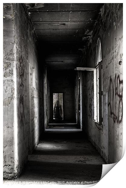 Corridor Ghost Print by William AttardMcCarthy