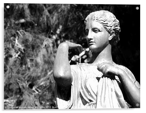 Garden Goddess Acrylic by William AttardMcCarthy