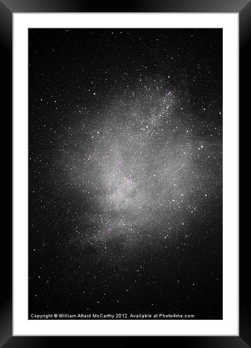 The Centre of Our Galaxy Framed Mounted Print by William AttardMcCarthy