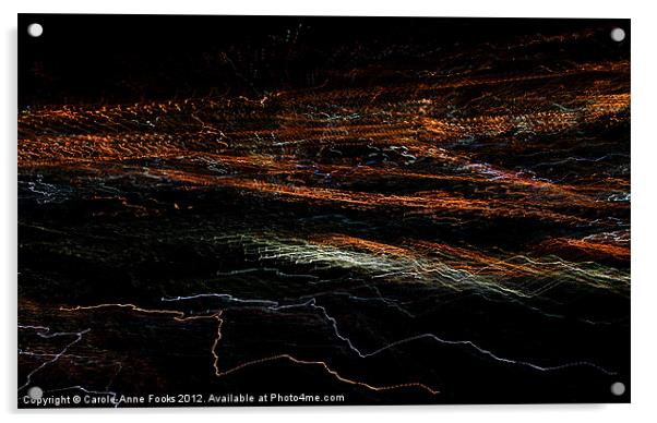 City Symphony in Light #5 Acrylic by Carole-Anne Fooks
