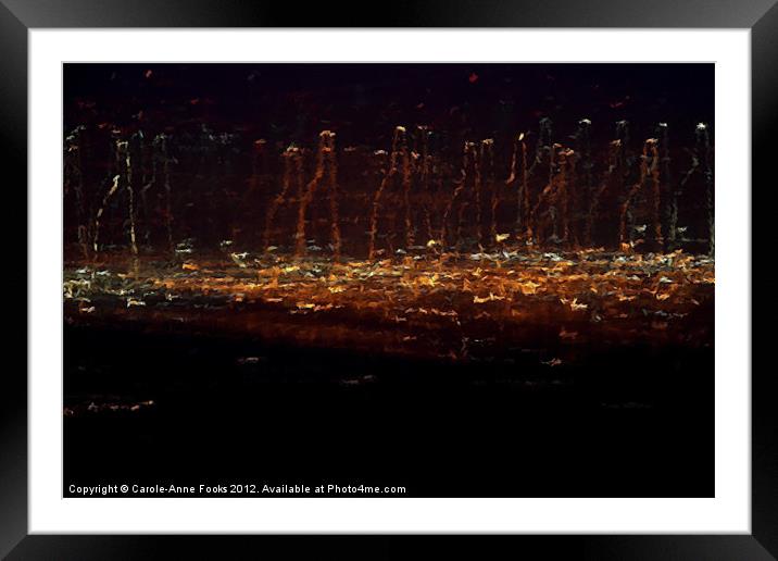 City Symphony in Light #3 Framed Mounted Print by Carole-Anne Fooks