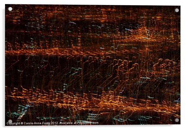 City Symphony in Light #4 Acrylic by Carole-Anne Fooks