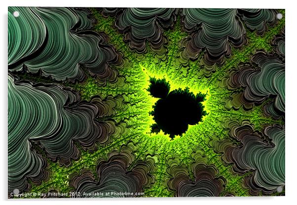3D Thread Fractal Acrylic by Ray Pritchard