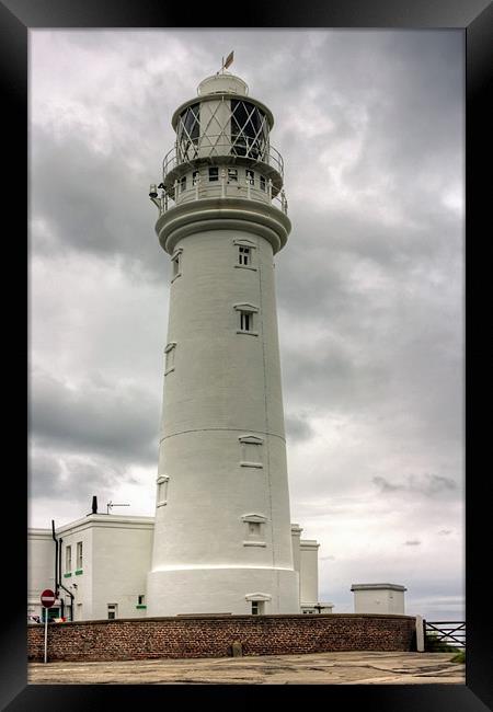 Flamborough Lighthouse Framed Print by Tom Gomez