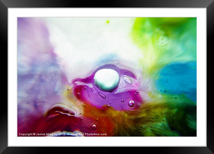Abstract image 2 Framed Mounted Print by James Midgley