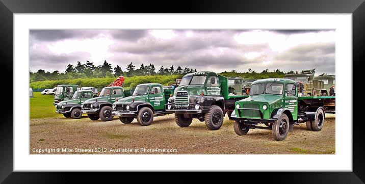 Bedfords Through The Ages Framed Mounted Print by Mike Streeter