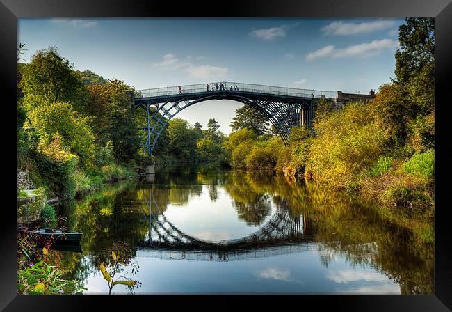 The Iron Bridge Shropshire Framed Print by Adrian Evans