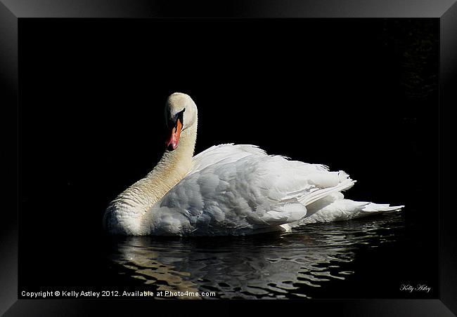 Reflection of Serenity Framed Print by Kelly Astley