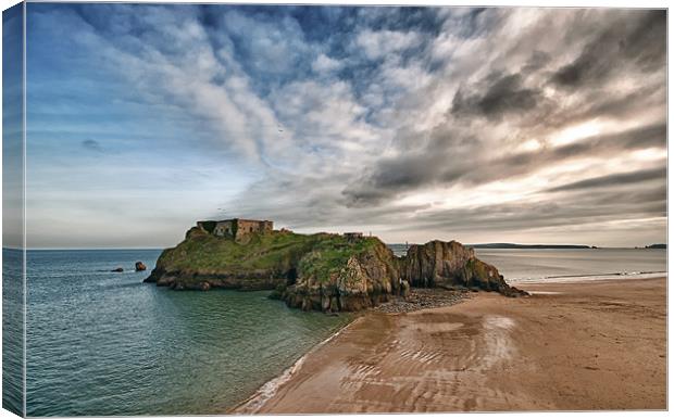 St Catherines Tenby Canvas Print by Paul Deverson