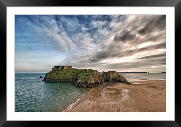 St Catherines Tenby Framed Mounted Print by Paul Deverson